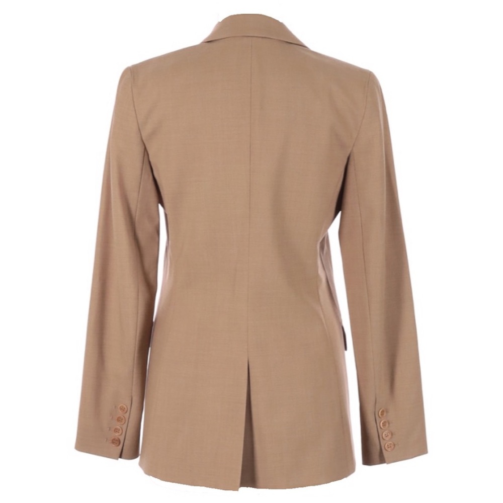new Theory ✧ Lightweight Stretch Wool Blazer Jacket ✧ Neutral Sand ✧ Size 6 - Picture 11 of 13